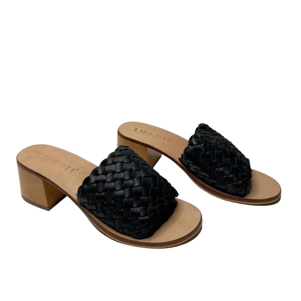 Black Woven Sandals